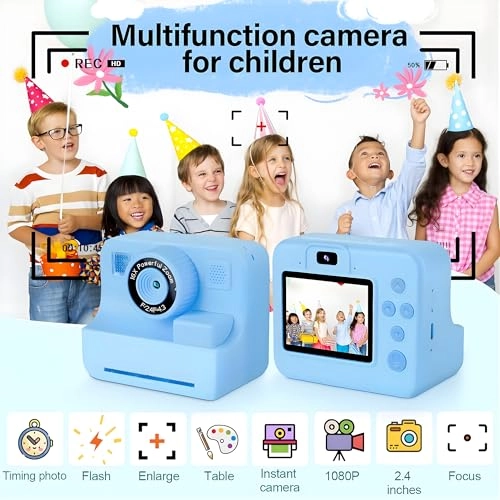 Instant Print Camera for Kids
