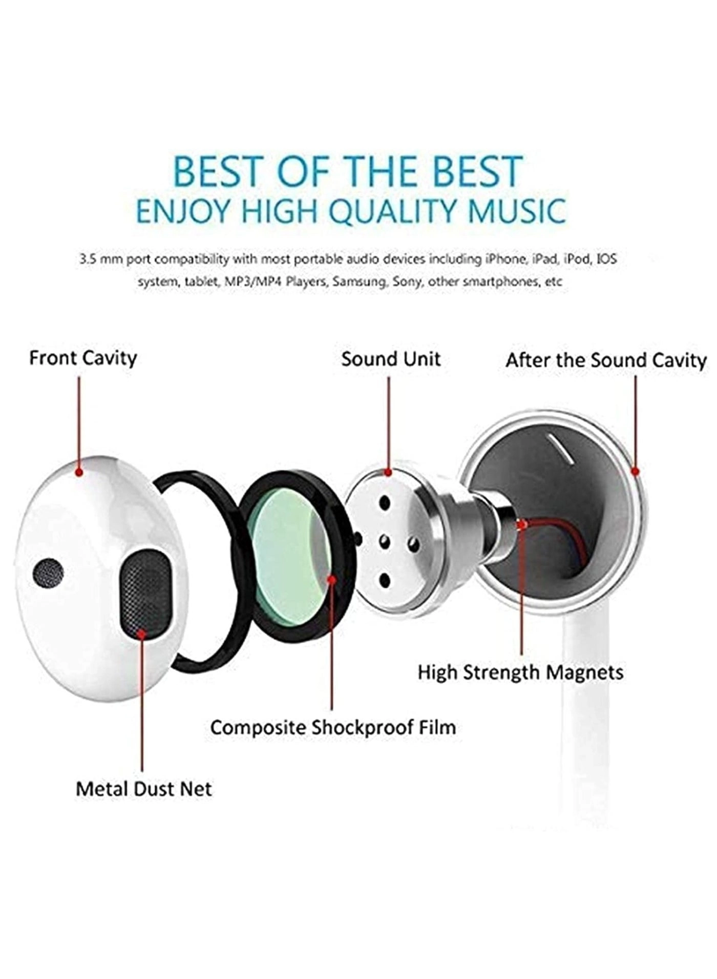 Lightning Headphone Wired Headset