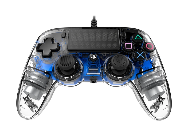 Wired Illuminated Compact Controller (PlayStation 4) - Blue
