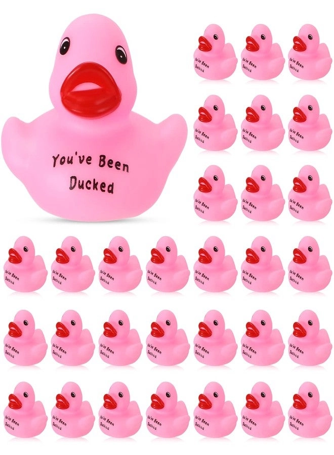 Raiten Rubber Ducks - 30 Pcs Pink 2.16 Inch