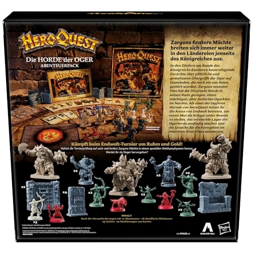 HeroQuest: The Horde of The Ogres Adventure Pack (German)