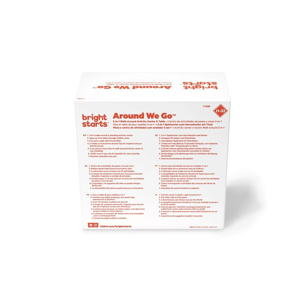 Around We Go - 2-In-1 Walk-Around Activity Center