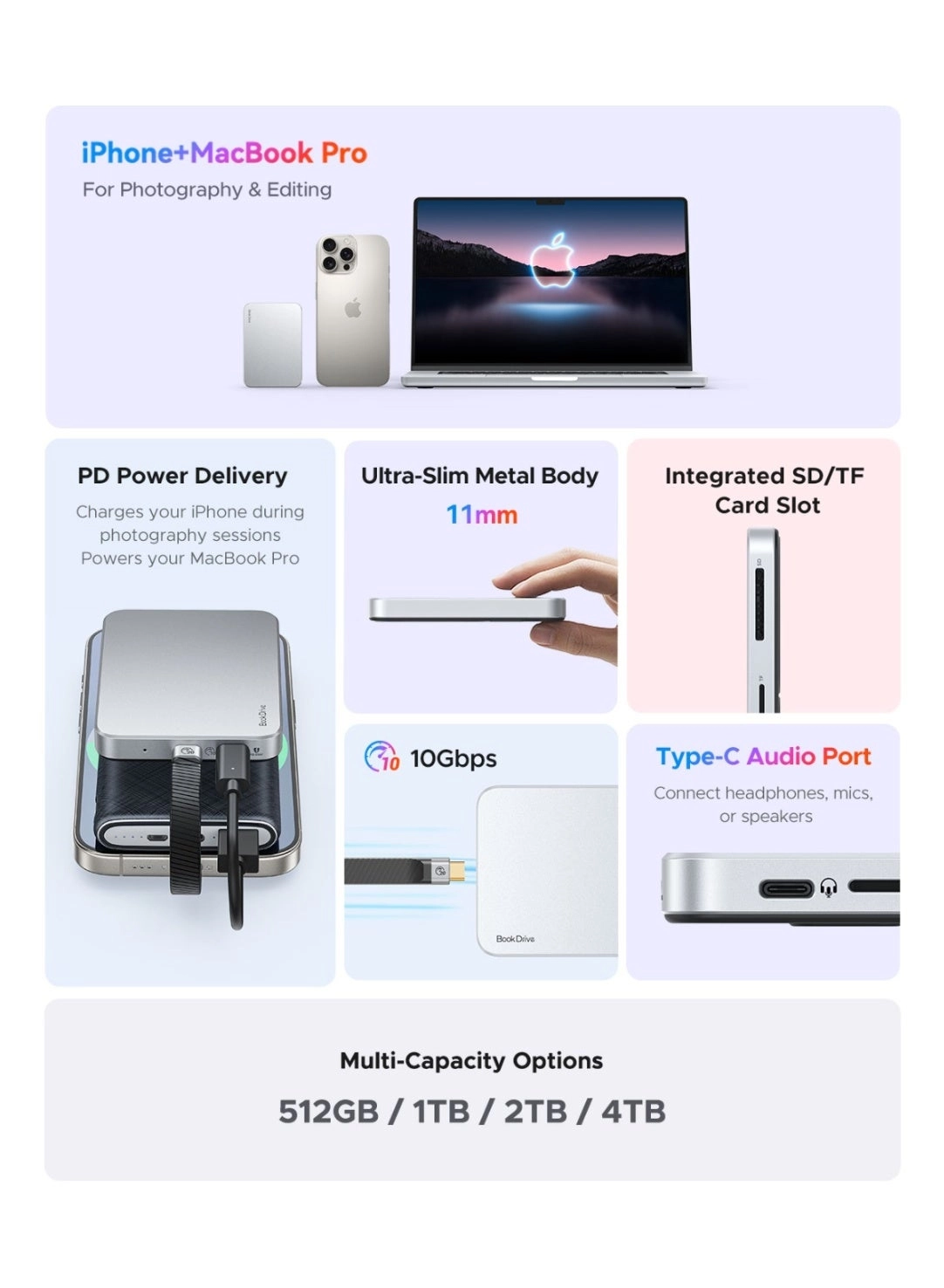 BookDrive Series - 2 TB