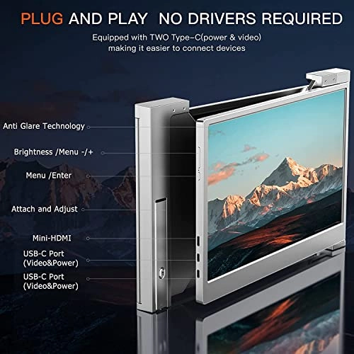 RII-2MONITOR - 14 inch 1920x1080 pixels