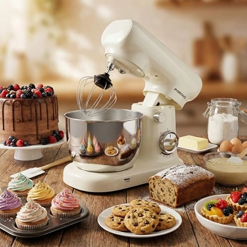 Tilt-Head Electric Household Stand Mixer - 2 L 400 W