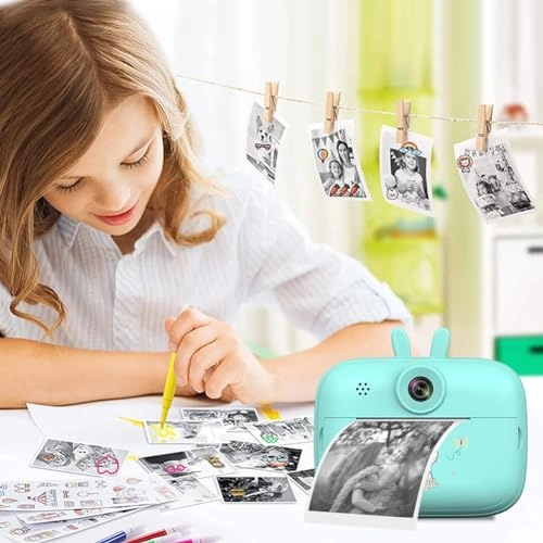 Kids Thermal Print Camera - 2.4 Inches 200dpi