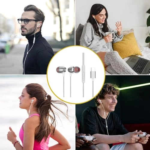 USB C Headphones Wired Earbud