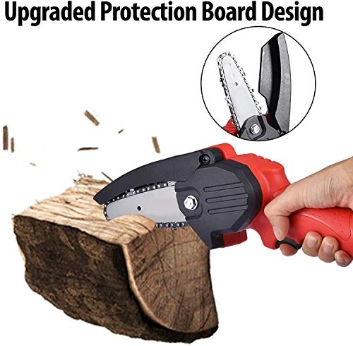 Mini Cordless Portable Chainsaw - Battery Powered Carrying Case