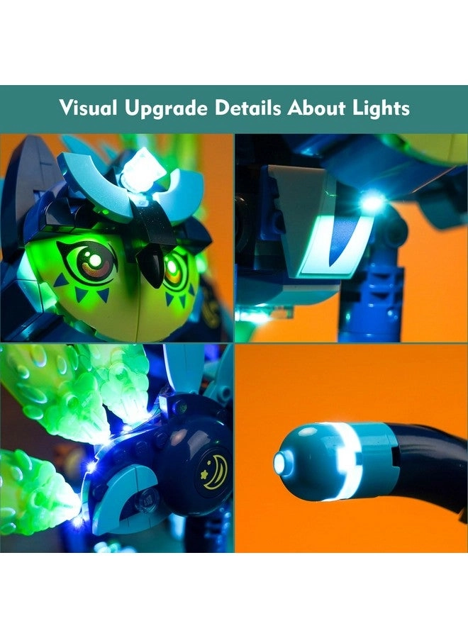 LED Light Kit - Compatible with LEGO Zoey and Zian The Cat Owl 71476 DREAMZzz Lights Only, No Models