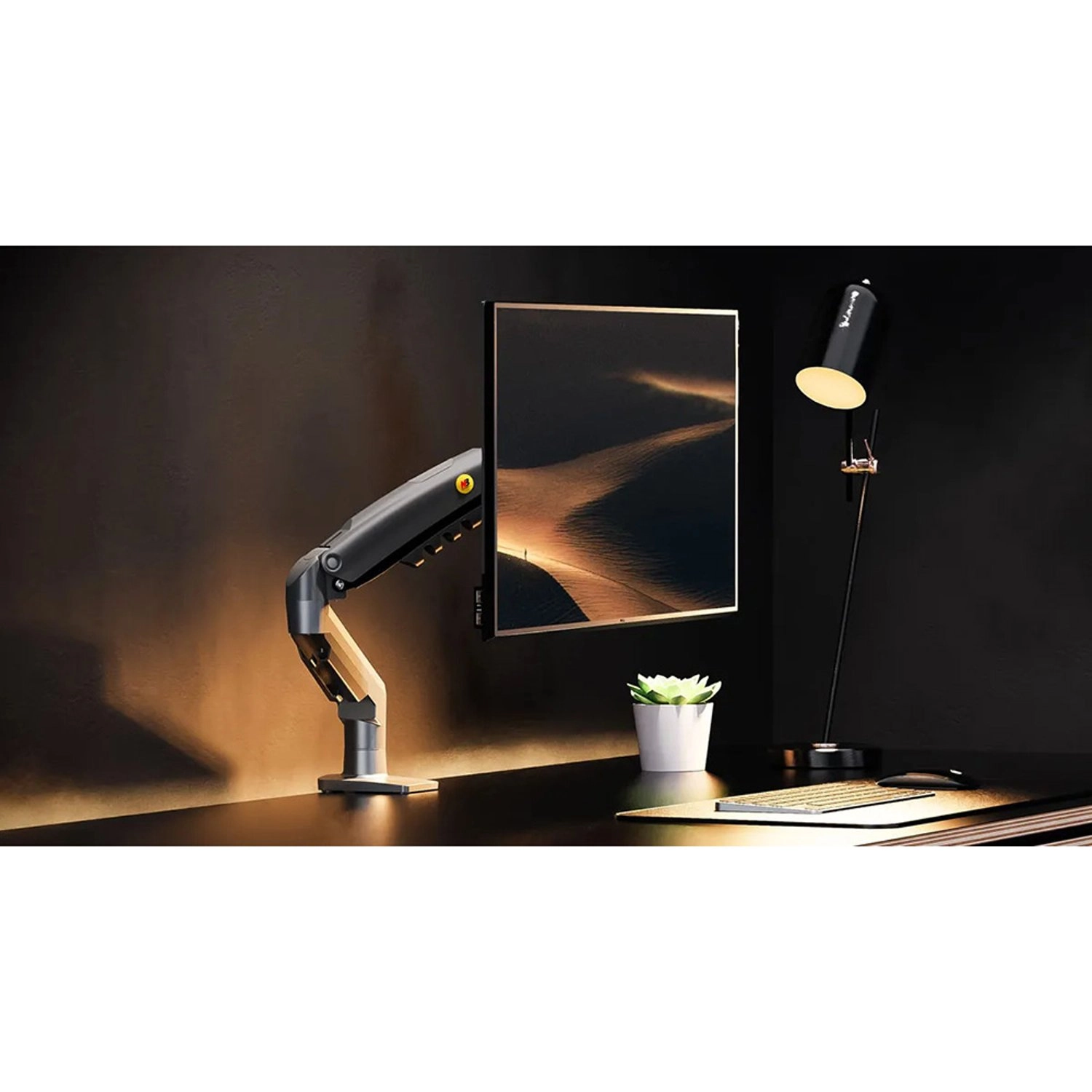 Gas Spring Monitor Arm - 17 to 30 inch 100 X 100 millimeter