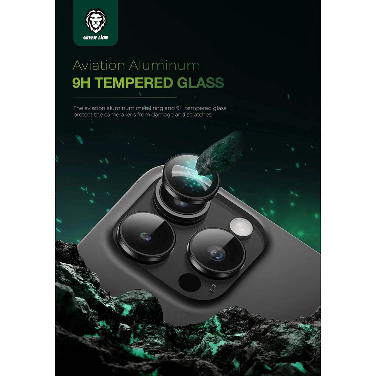 HD Tempered Glass Camera Lens Protector for iPhone 16 Pro / iPhone 16 Pro Max
