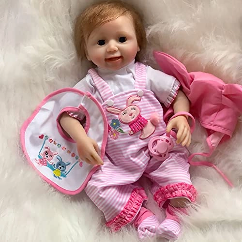 Reborn Baby Doll - 55cm 22" Vinyl Cotton Body