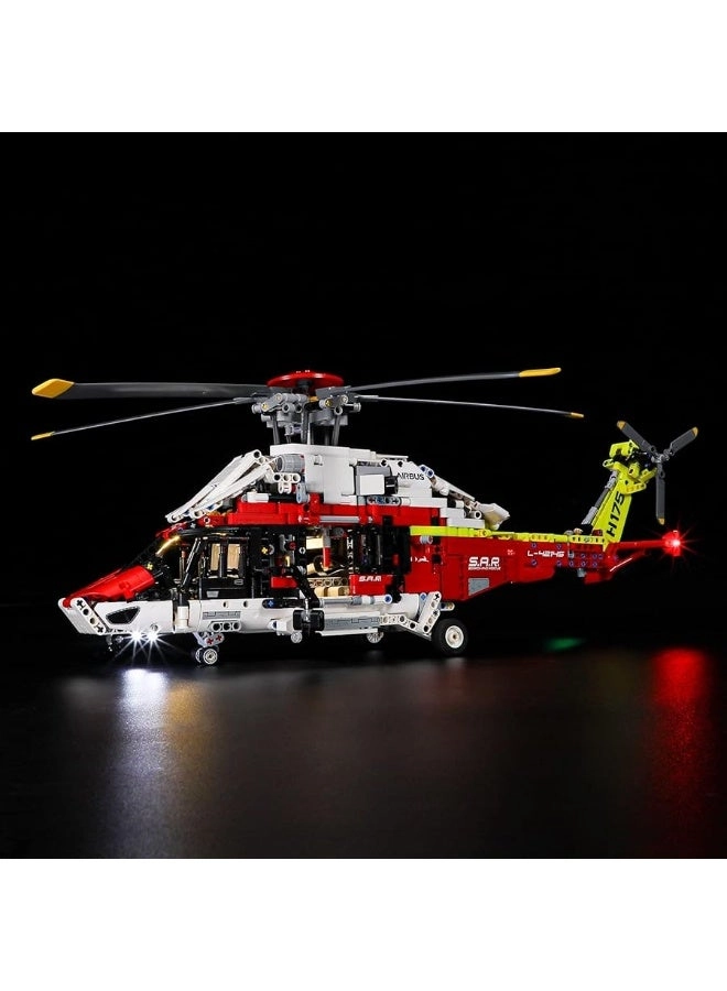 Led Lighting Kit for 42145 Airbus H175 Rescue Helicopter - Compatible with Technic building blocks LED included