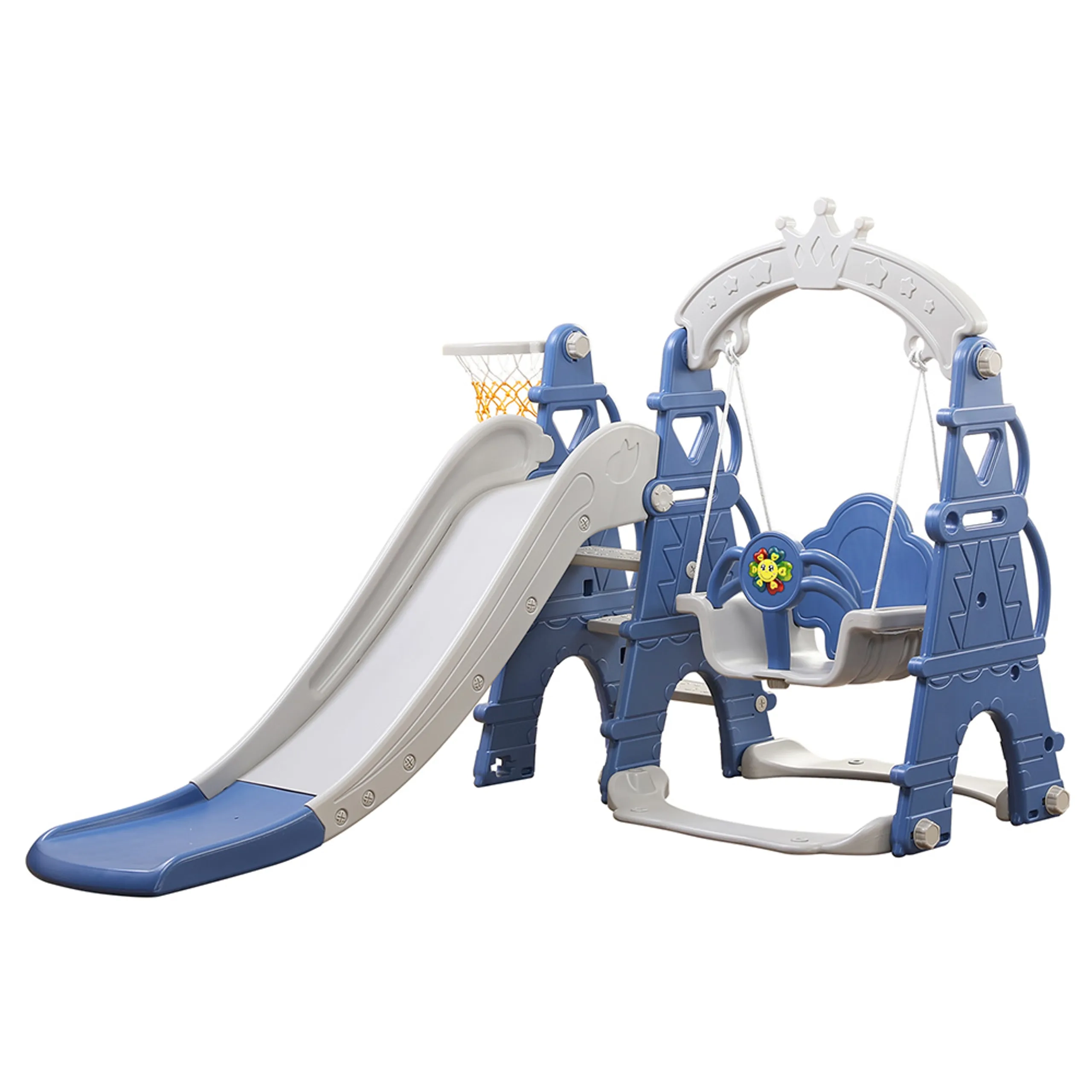 Slide And Swing 3-In-1 Activity Playset - Suitable for 2 years & above 160 x 115 x 160 cm