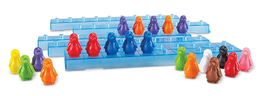 Penguins On Ice Math Activity Set - 5 years and above 110 pieces