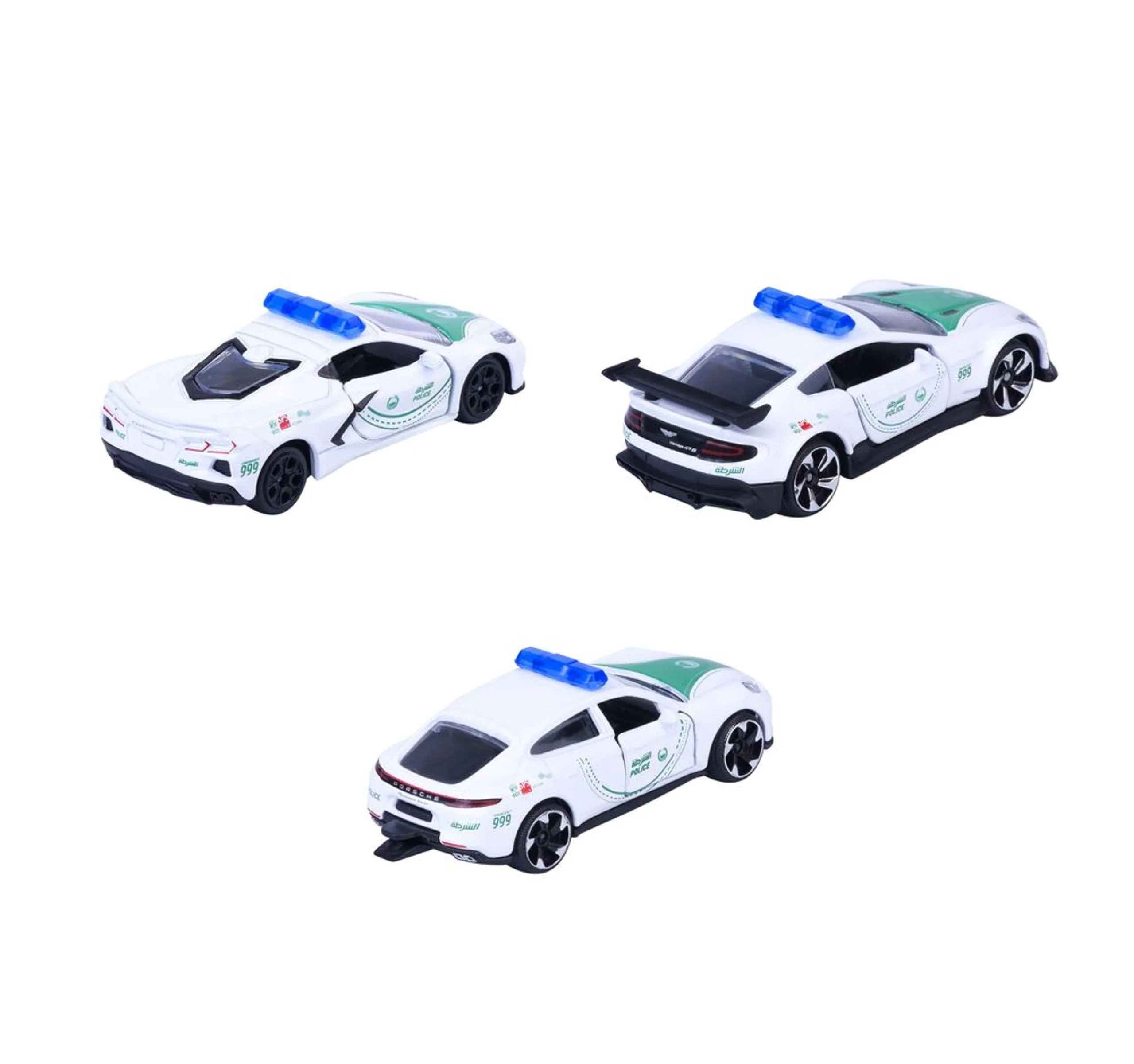 Dubai Police Cars - 3 pcs Set