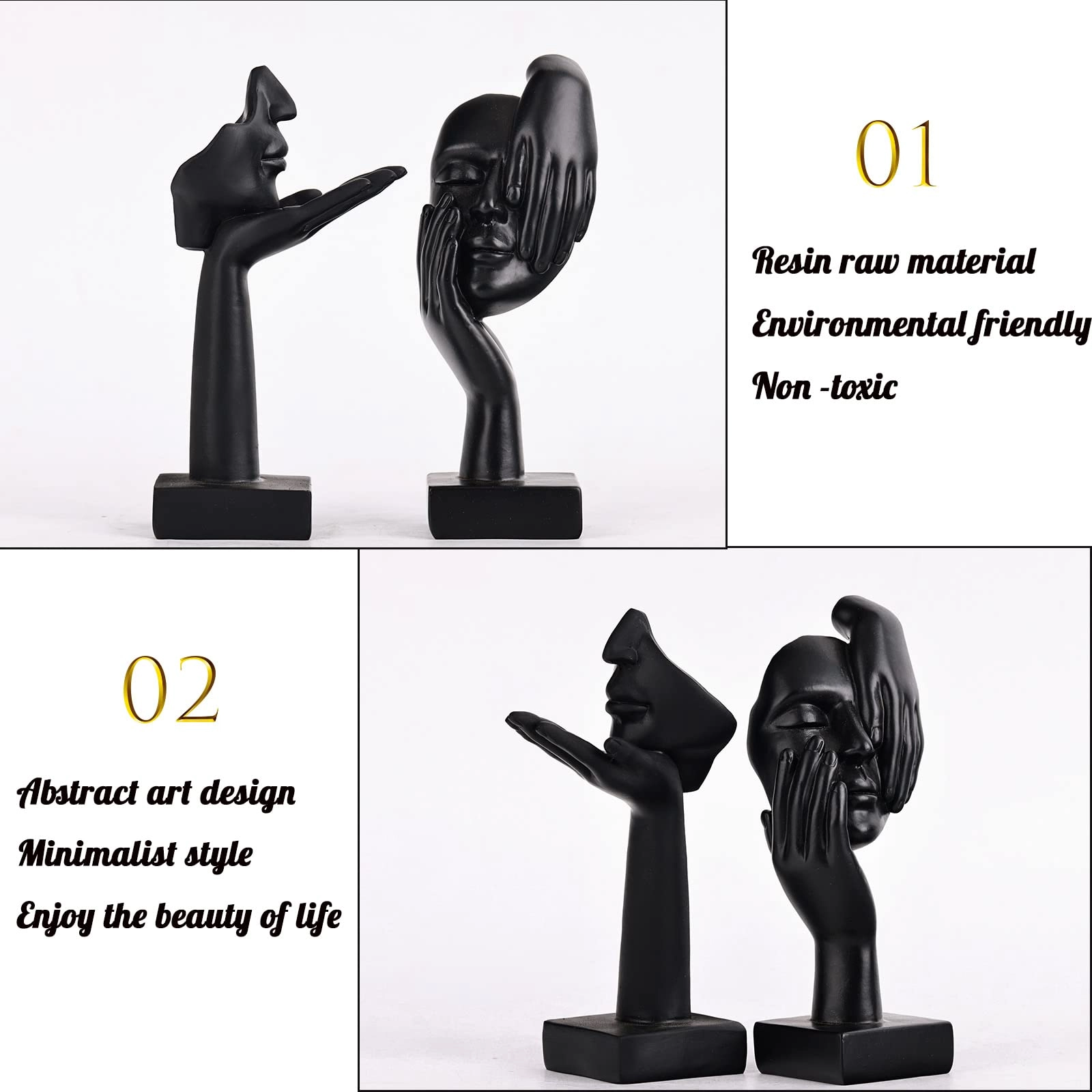 Thinker Statue - Plastic, Resin