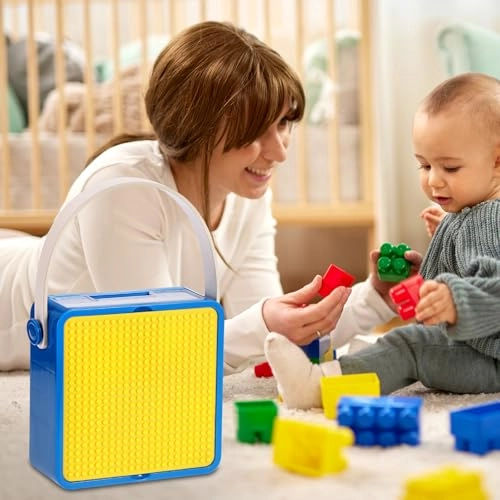 Building Block Bricks Storage Box - Plastic