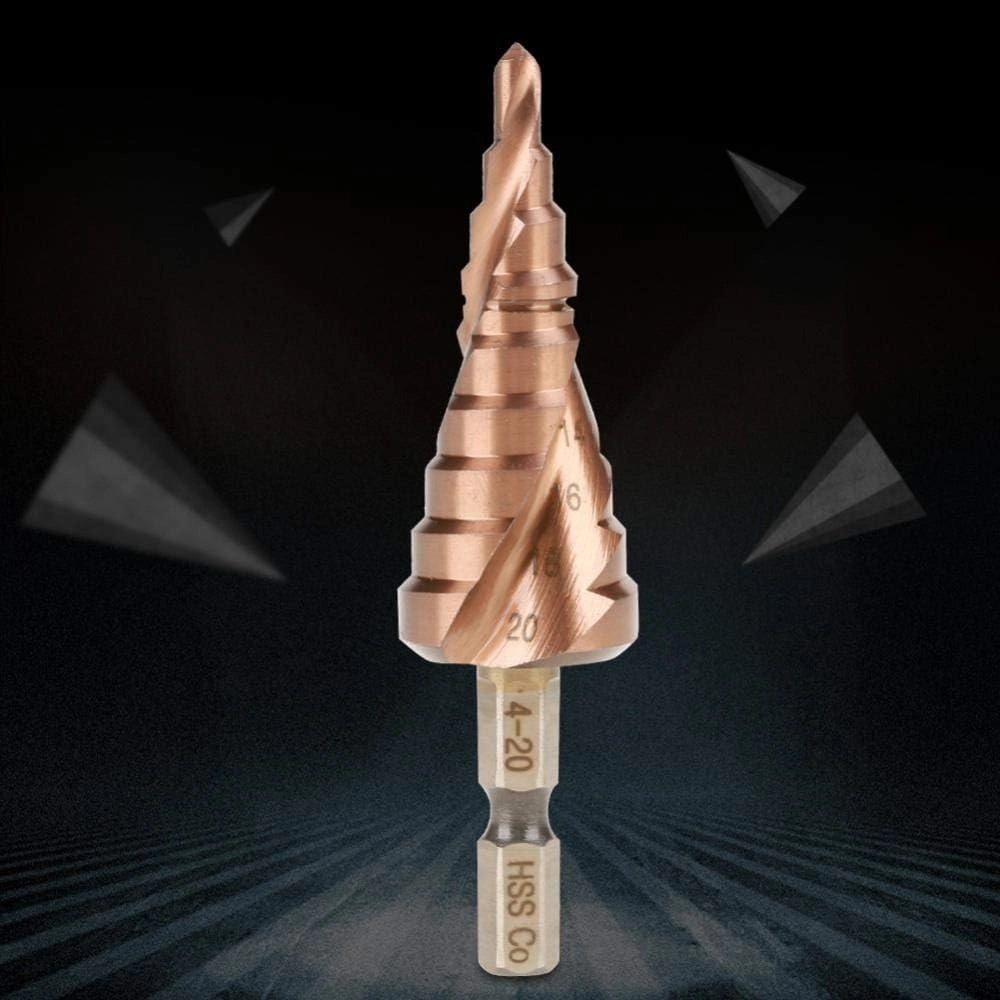 Step Drill Bit - HSS4241 + cobalt 1Pcs 4-22mm