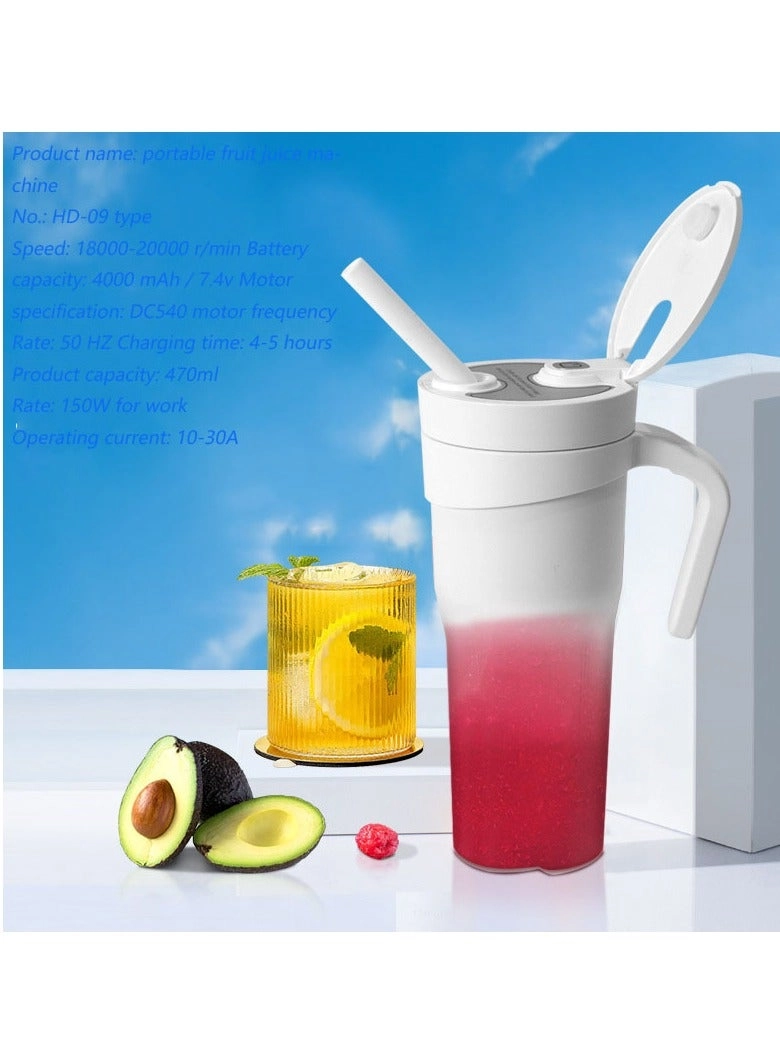 Portable Blender - USB Rechargeable Personal Size Travel Juicer Cup