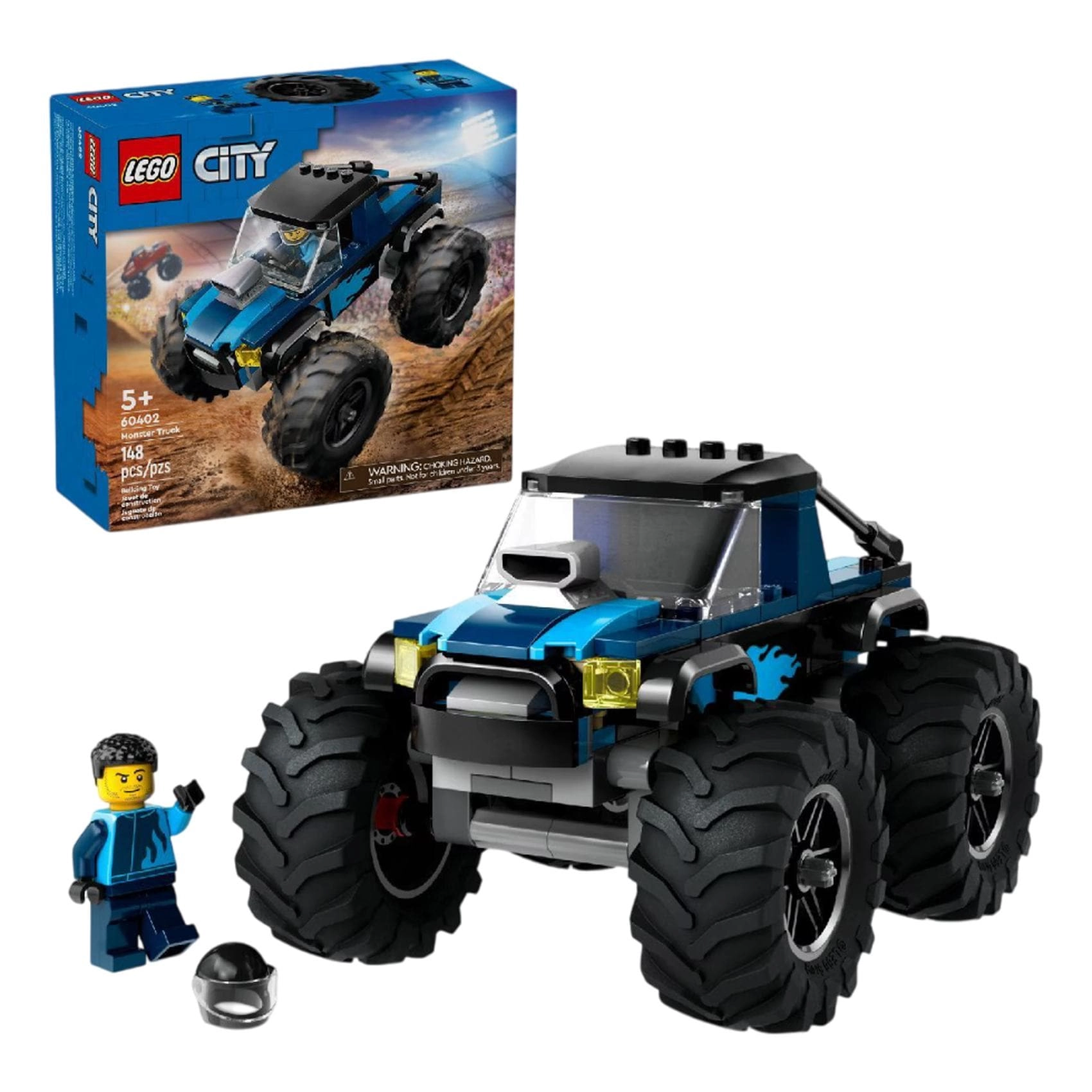 COLOR LAND CHILDRENS TOYS CENTER LLC City Blue Monster Truck (60402)