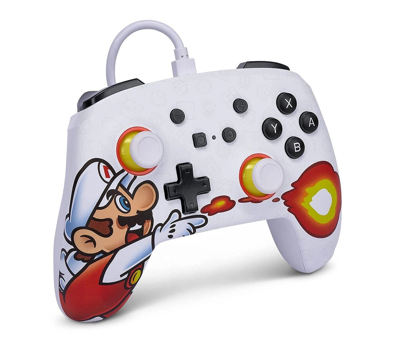 Enhanced Wired Controller - Fireball Mario Switch