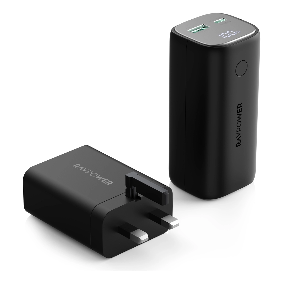 RAVPower RB-PB208 - 10400mAh 30W + 65W Wall Charger