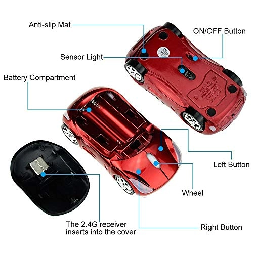 Car Shaped Mouse - Wireless