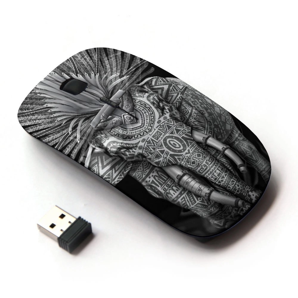 Flower Floral Ergonomic Mouse with Nano Receiver - Wireless