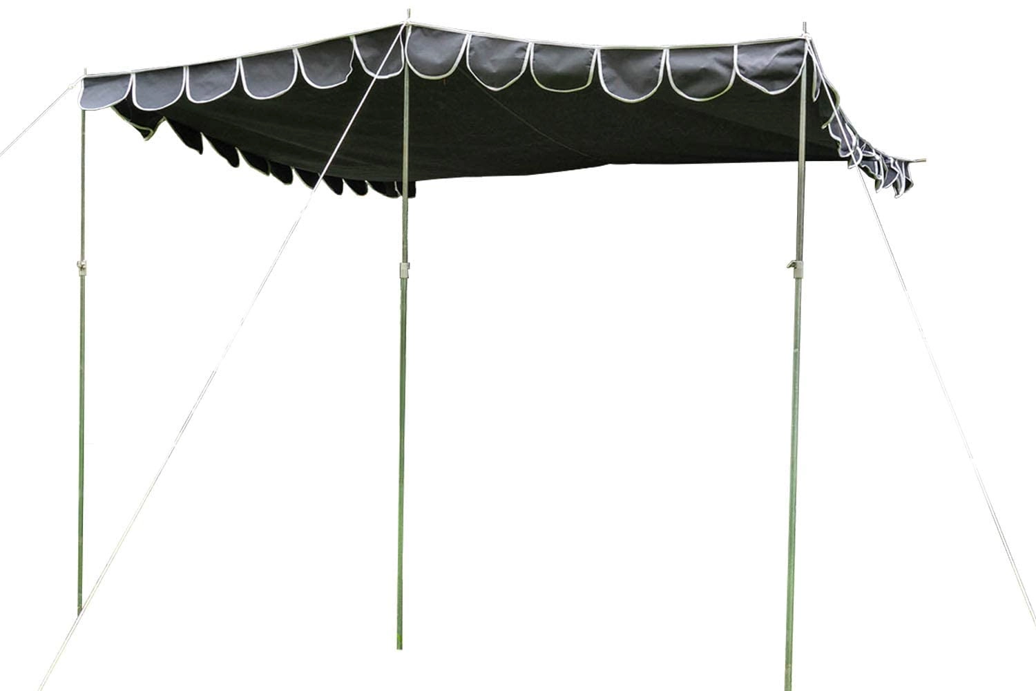 OLPRO Outdoor Leisure Products Retro Sun Canopy Shade - 260cm x 260cm Charcoal