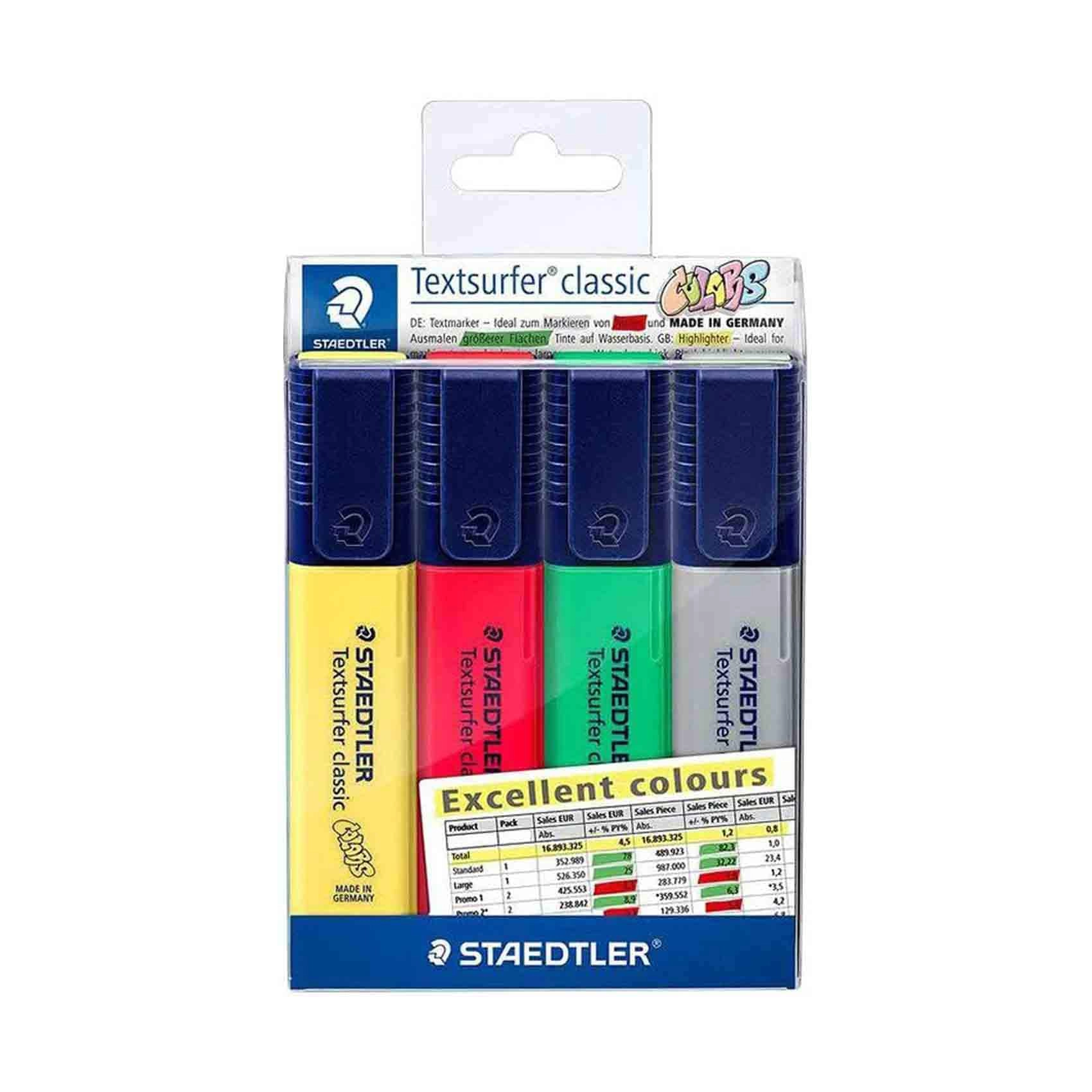 Textsurfer - Assorted Colours chisel tip