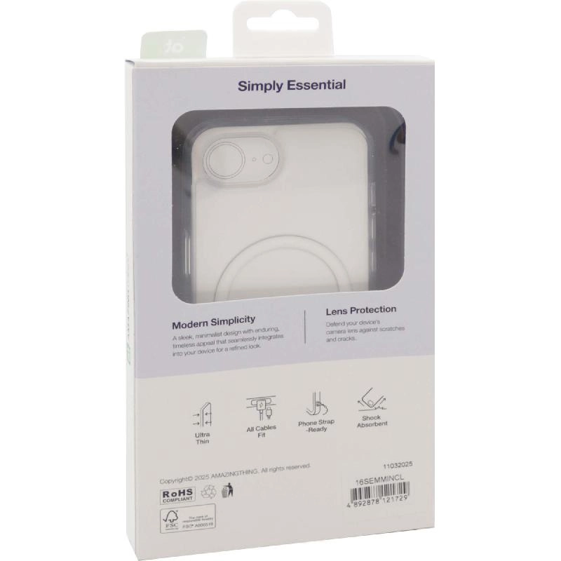 Minimal Polyurethane Back Case with MagSafe for iPhone 14 Plus