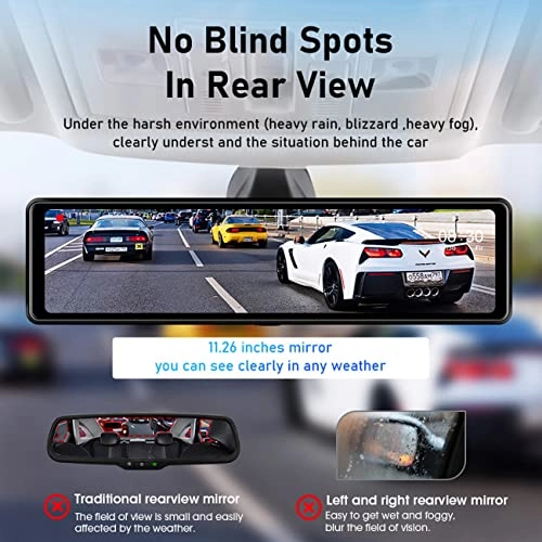 Mirror Dash Cam - 4K 30FPS