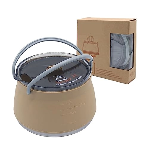 Folding Silicone Kettle - 1 Liter