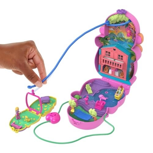 Momma Monkey & Baby Wearable Purse - Dolls Playset 2-in-1 13 Accessories Ages 4+
