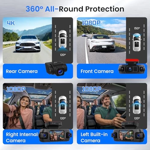 4 Channel Dashcam - 2160p