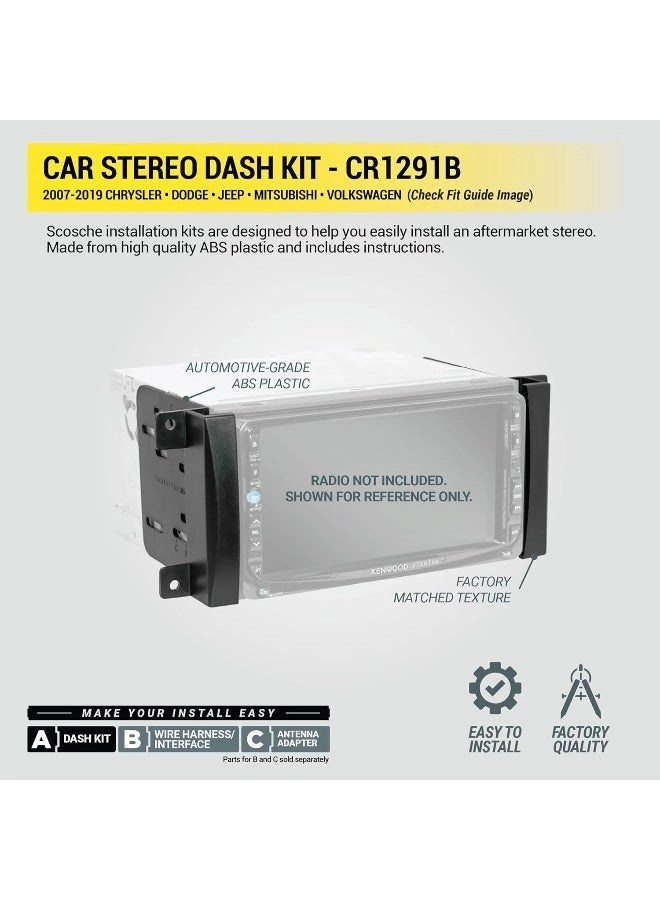 CR1291B - Double DIN Radio Install Dash Kit