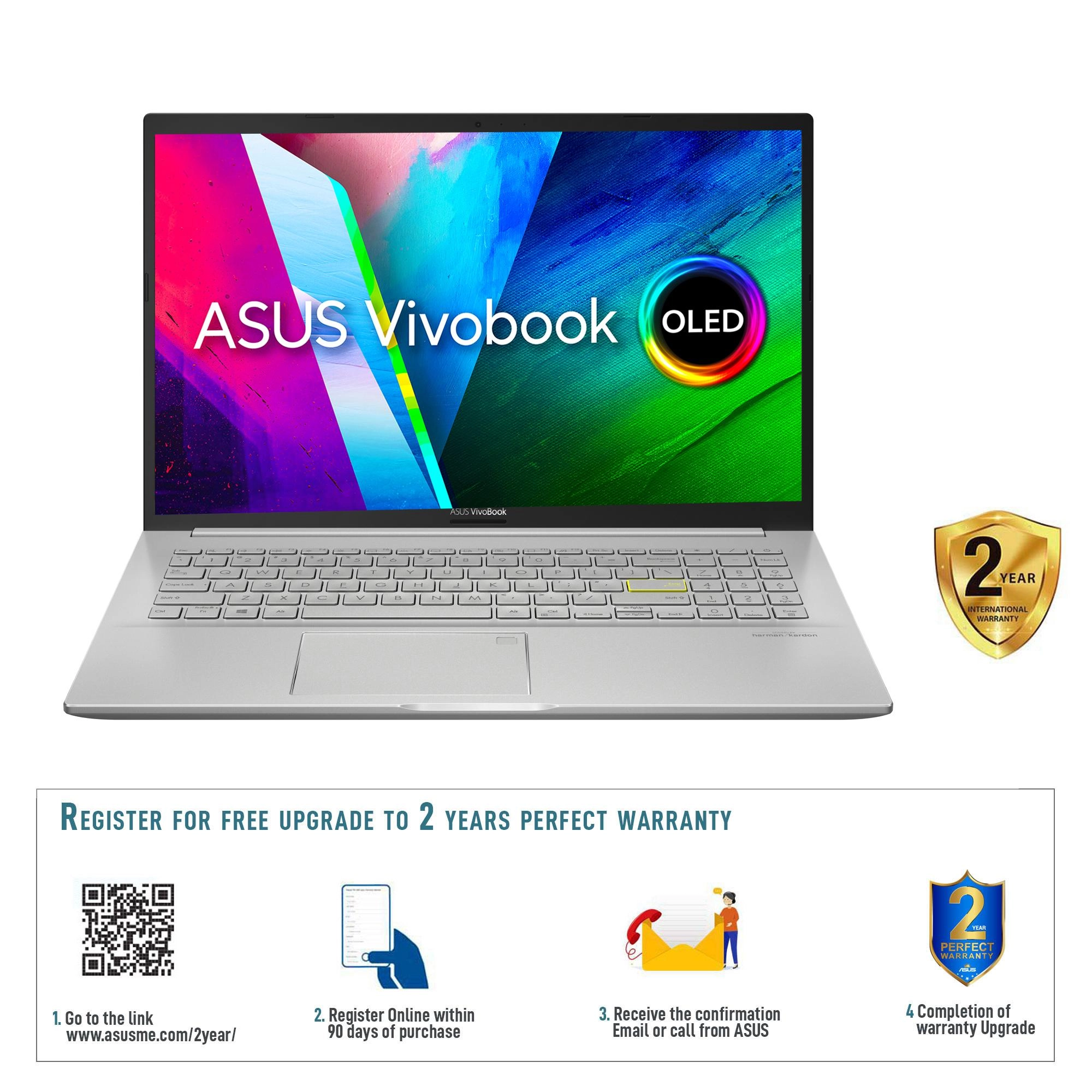 Vivobook 15 OLED K513EQ-OLED107T - 15.6'' Core i7-1165G7 16GB DDR4 1TB SSD