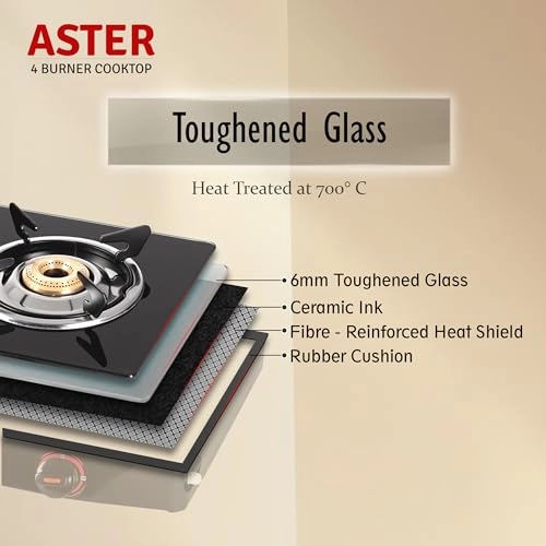 Aster 14297 GAS Cooker