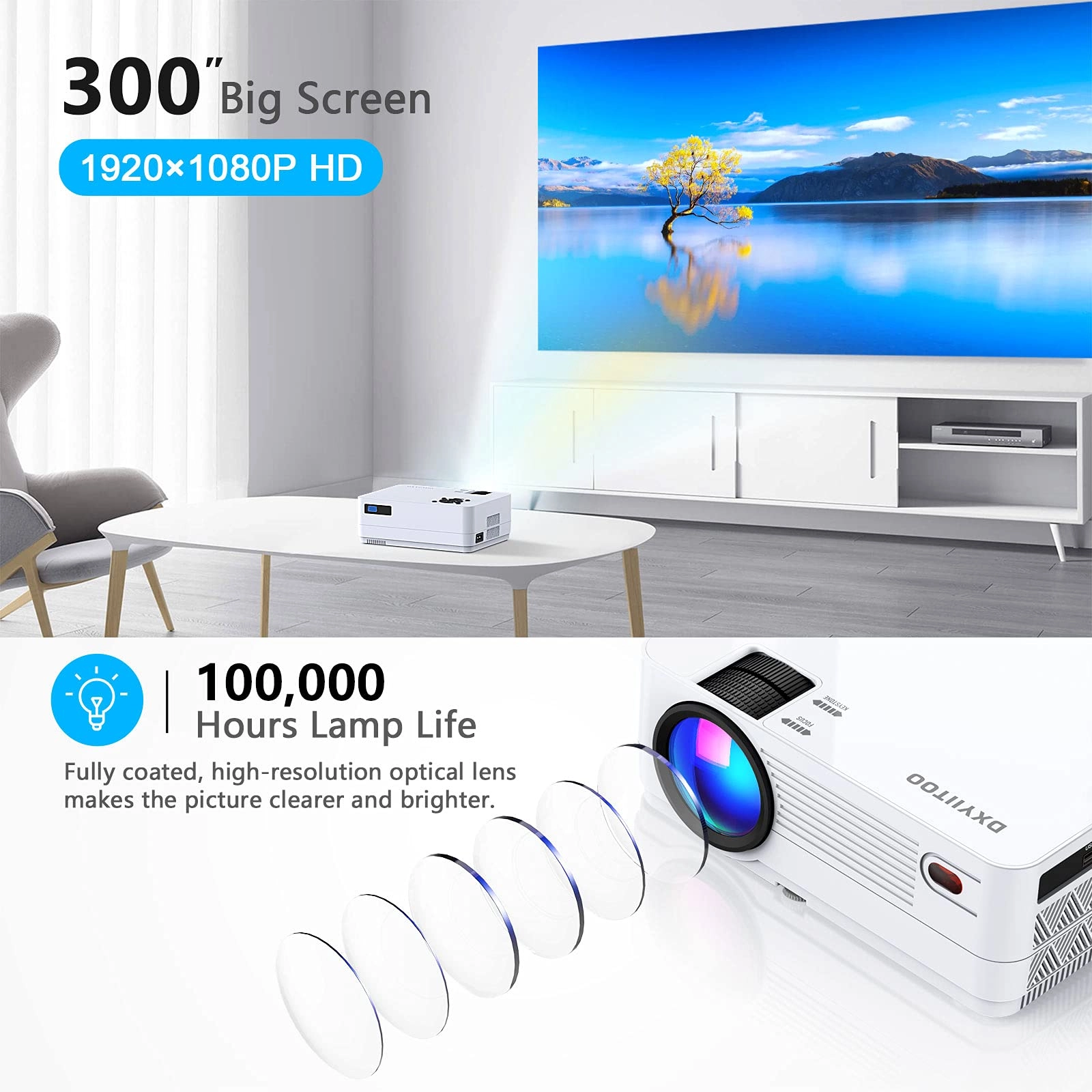 Native 1080P Projector
