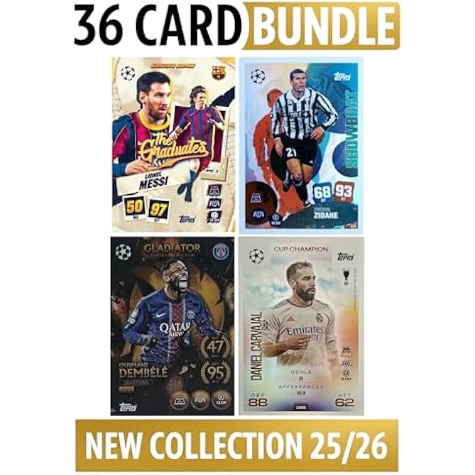 Match Attax 2025/2026 Super Rare - 36pcs