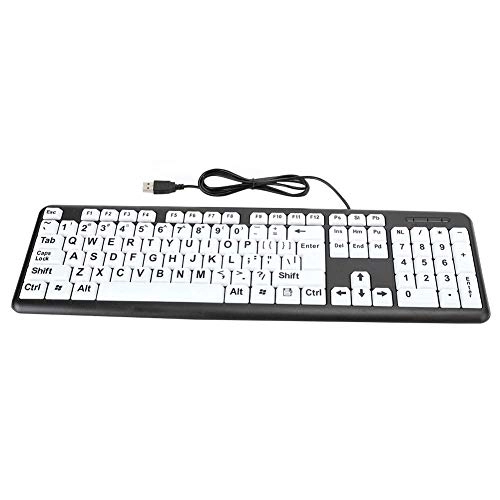 Large Letter Keyboard - Wired
