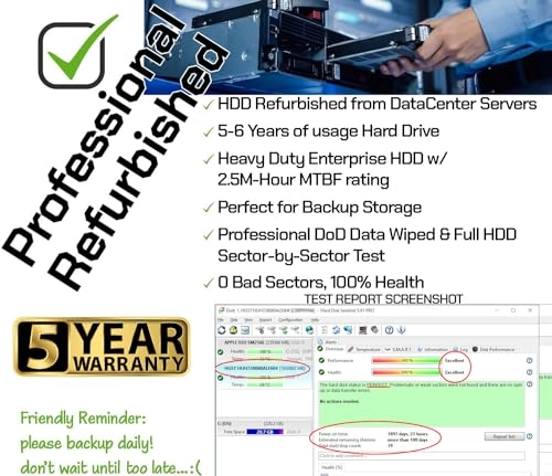 (Refurbished) Ultrastar He8 3.5" 7200rpm 128MB SATA 6Gb/s (HUH728080ALE604/CR) - 8TB
