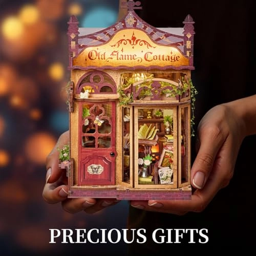 Miniature Wooden Dollhouse Furniture Kit - Creative Room 1:24