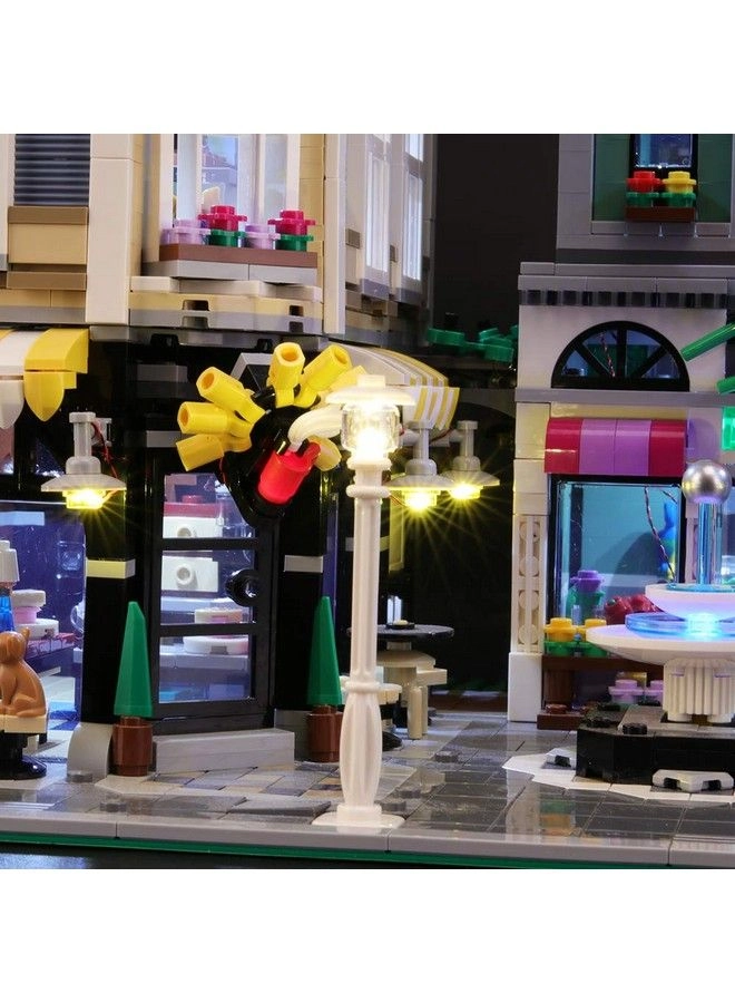 Led Lighting Kit For Assembly Square - Compatible With Lego 10255