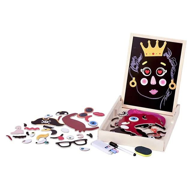 Magnetic Faces Activity Box - 3+ years 88 pcs