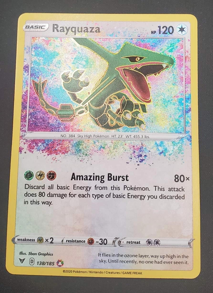 Crystalcommerce Rayquaza 138/185 - 1pcs