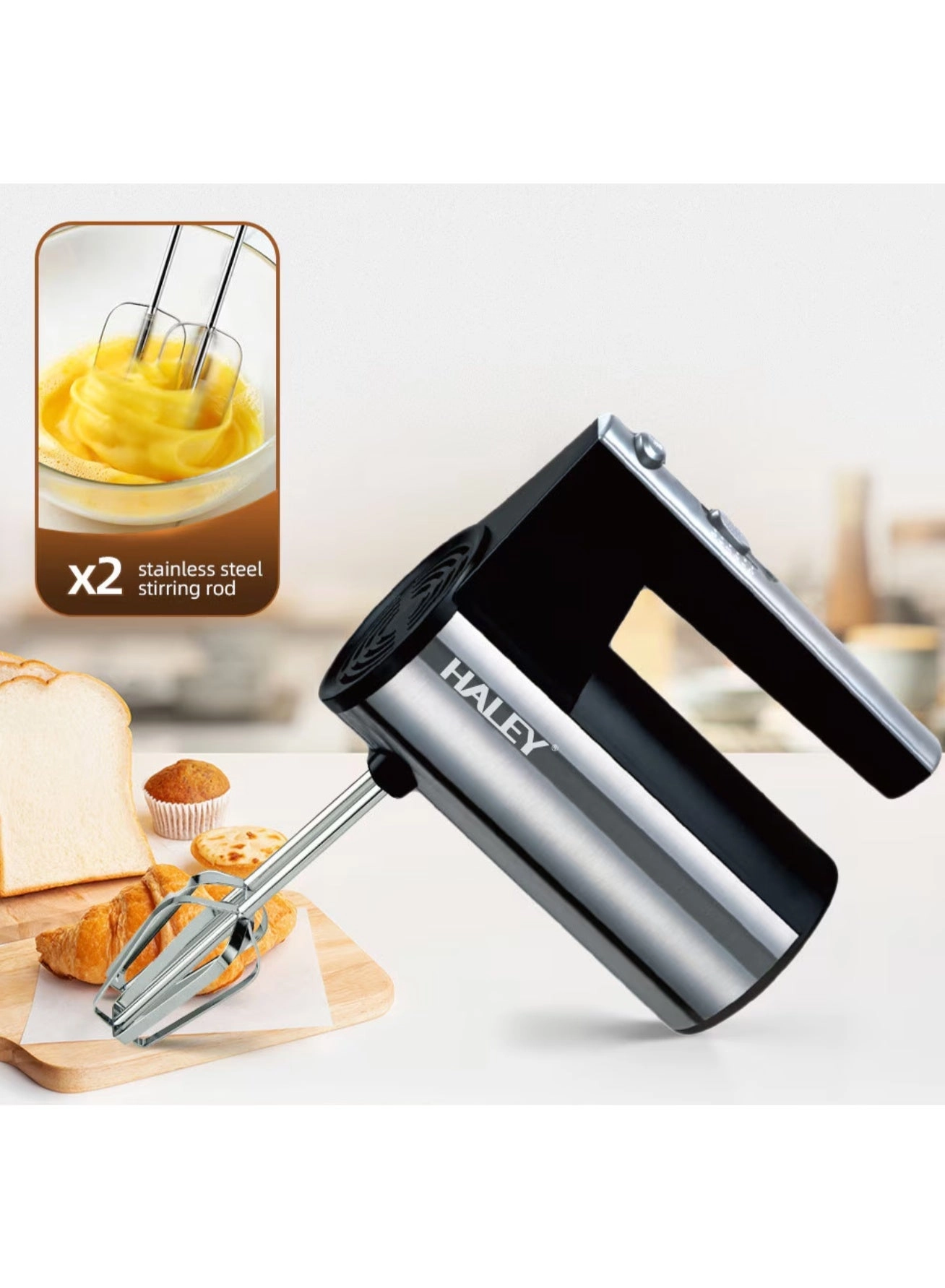 Mini Electric Hand Mixer - 500W