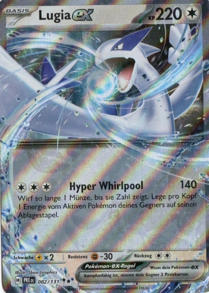 MZTCG Pokemon Lugia EX PRE 082 - German