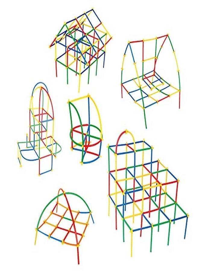 Hexa Building Blocks - 90 pcs Hexagon Block, 85 pcs Pipe Block